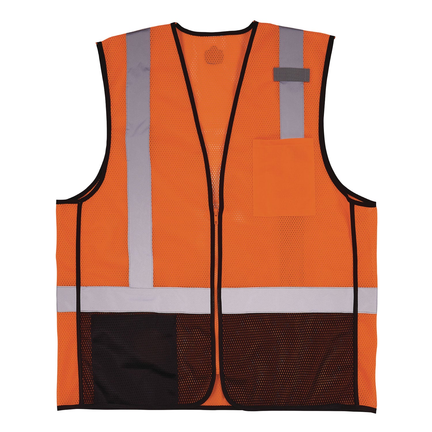 ergodyne GloWear 8210Z Hi-Vis Class 2 Mesh Vest, Large to X-Large, Orange (23025)