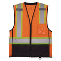 ergodyne GloWear 8251HDZ Class 2 Two-Tone Hi-Vis Safety Vest, Small to Medium, Orange (23043)