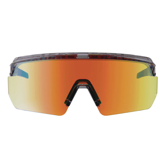 ergodyne Skullerz AEGIR Anti-Scratch/Anti-Fog Safety Glasses, Clear Smoke Nylon Impact Frame, Orange Mirror Polycarbonate Lens (55014)