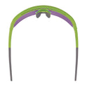 ergodyne Skullerz AEGIR Anti-Scratch/Anti-Fog Safety Glasses, Lime Nylon Impact Frame, Purple Mirror Polycarbonate Lens (55016)