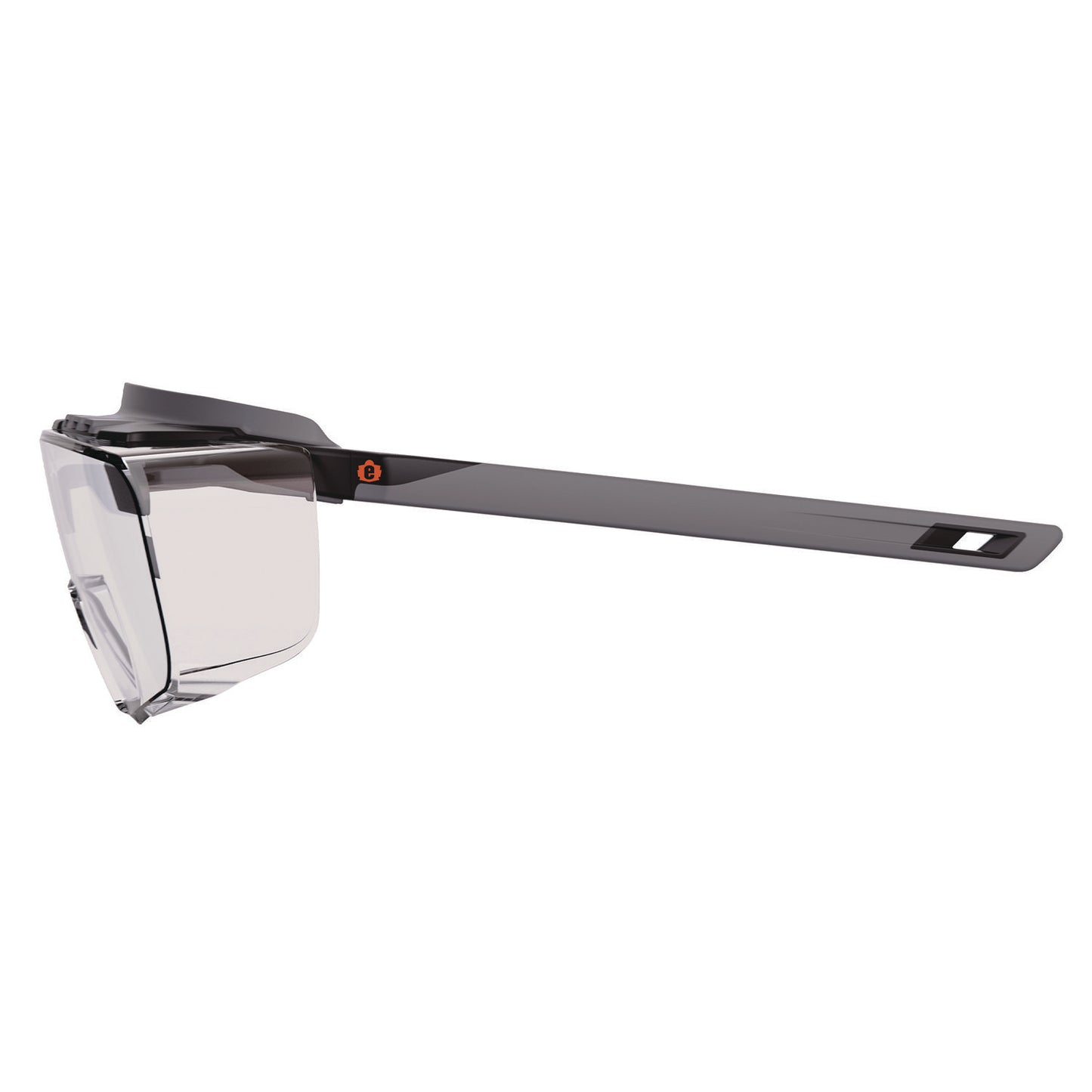 ergodyne Skullerz OSMIN Safety Glasses, Matte Black Polycarbonate Frame, Clear Polycarbonate Lens (55101)