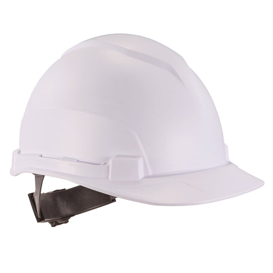 ergodyne Skullerz 8967 Class E Lightweight Cap-Style Hard Hat, 6-Point Rachet Suspension, White (60225)