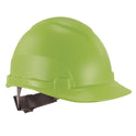 ergodyne Skullerz 8967 Class E Lightweight Cap-Style Hard Hat, 6-Point Rachet Suspension, Lime (60226)