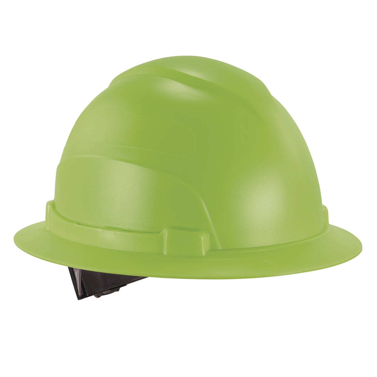 ergodyne Skullerz 8969 Class E Lightweight Full Brim Hard Hat, 6-Point Rachet Suspension, Lime (60232)