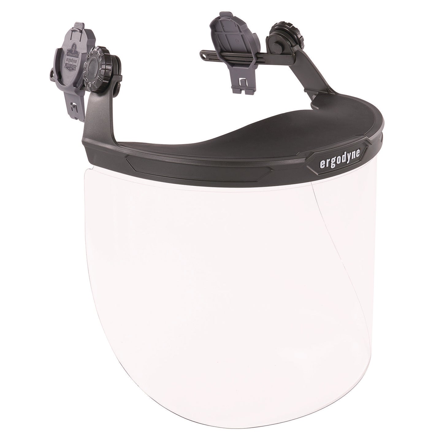 ergodyne Skullerz 8995 Anti-Scratch and Anti-Fog Hard Hat Face Shield with Adapter for Full Brim, Clear Lens (60245)