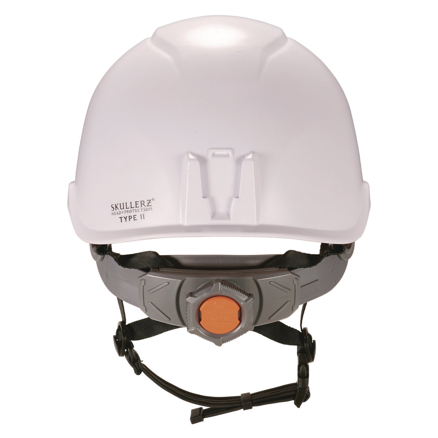 ergodyne Skullerz 8976LED Class E Safety Helmet with LED Light, 6-Point Rachet Suspension, White (60261)