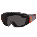 ergodyne Skullerz MODI OTG Anti-Scratch and Enhanced Anti-Fog Safety Goggles with Neoprene Strap, Smoke Lens (60303)