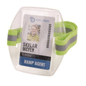 ergodyne Squids 3388 Wrist ID/Badge Holder, Vertical, Hi-Vis Lime, 3.5 x 5.5 Holder, 2.75 x 3.75 Insert (19973)