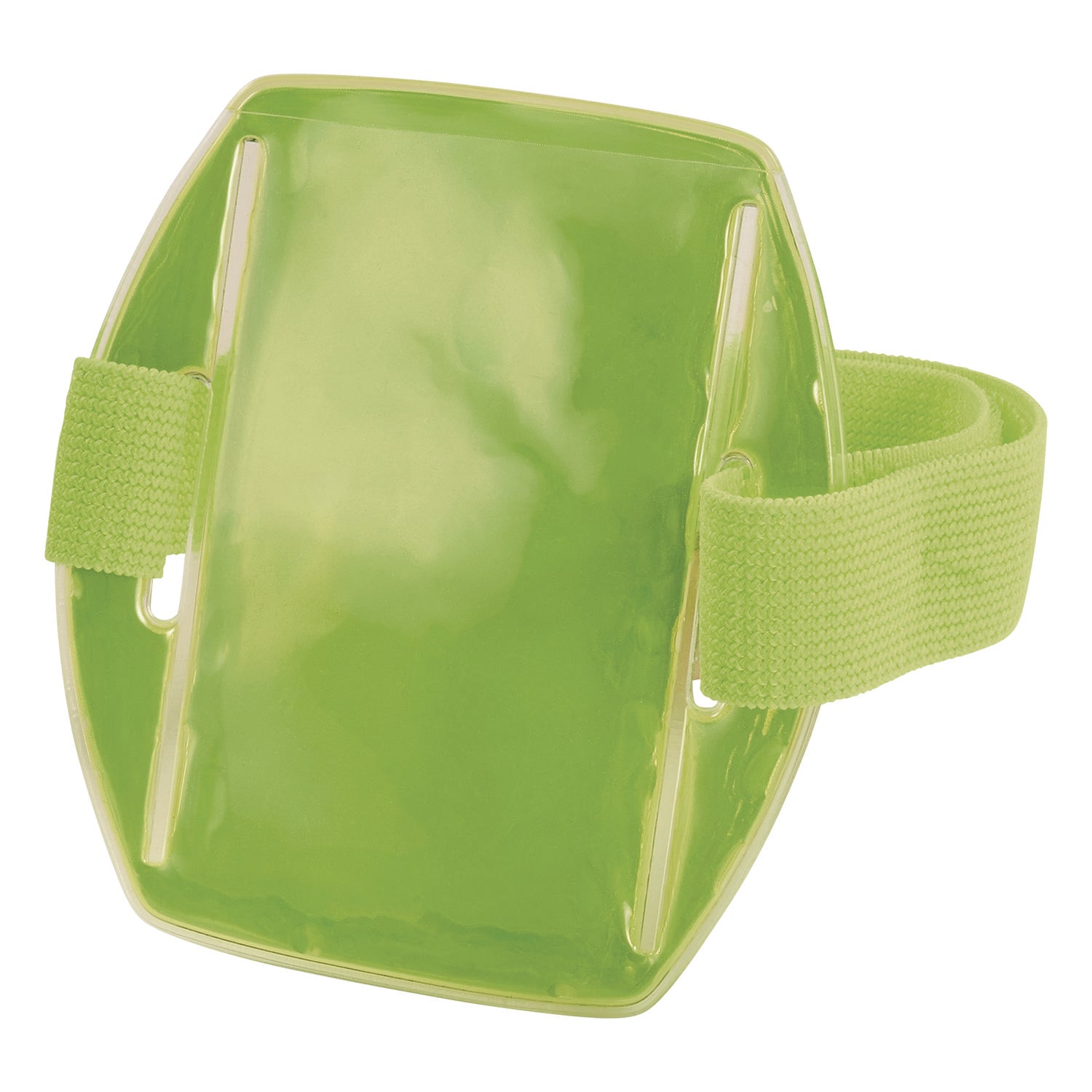 ergodyne Squids 3386 Arm Band ID/Badge Holder, Vertical, Lime, 3.75 x 4.25 Holder, 2.5 x 4 Insert (19956)