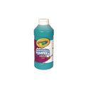Crayola Artista II Washable Tempera Paint, Turquoise, 16 oz Bottle (543155048)