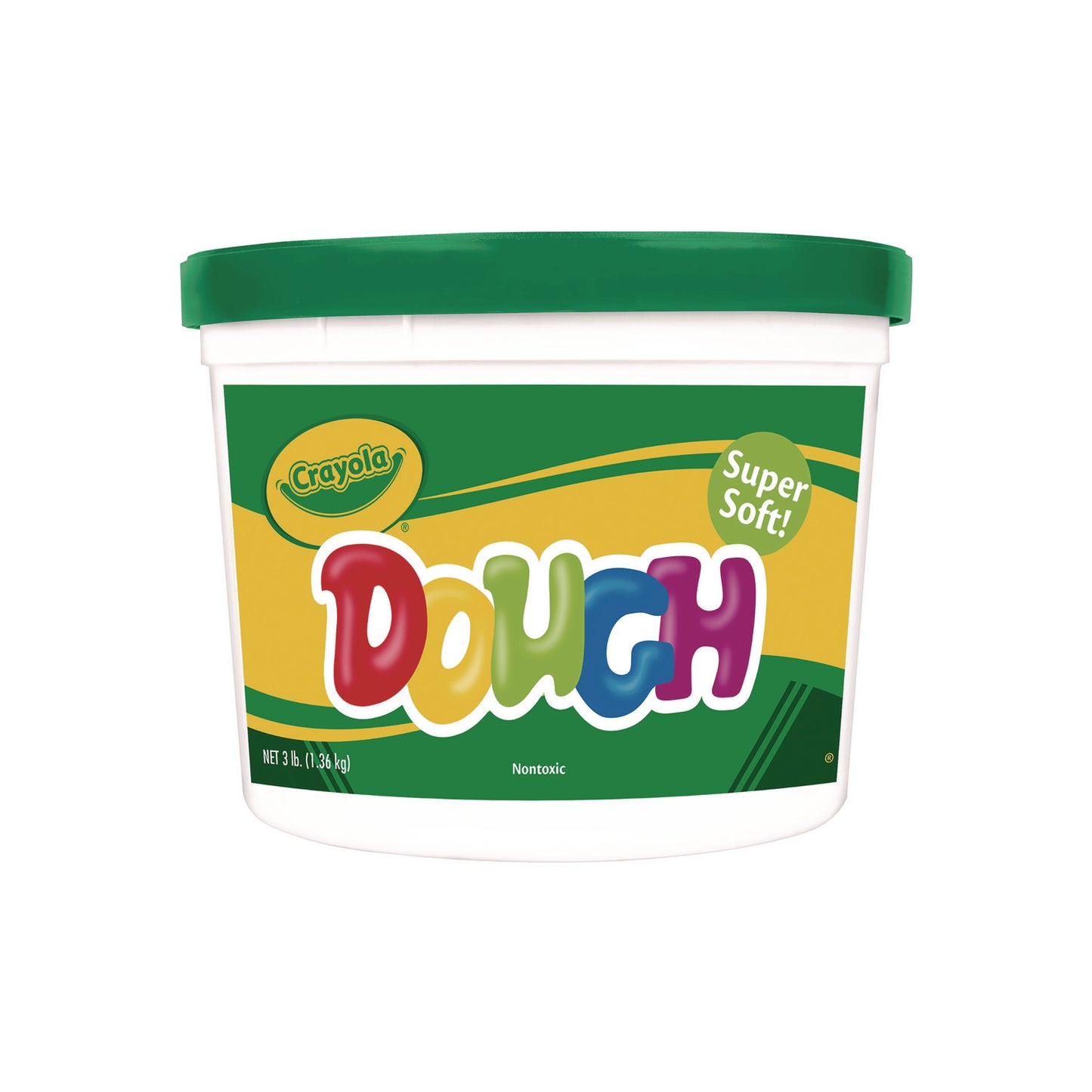 Crayola Modeling Dough Bucket, 3 lbs, Green (570015044)