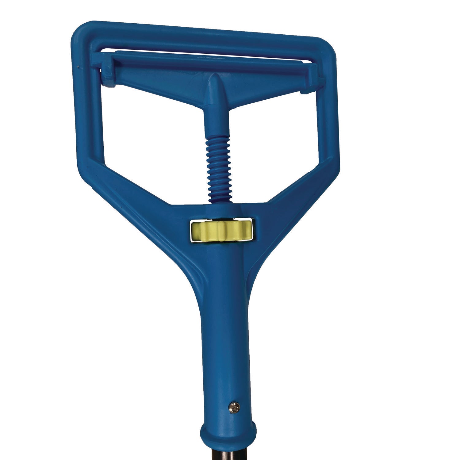 Impact Janitor Style Screw Clamp Mop Handle, Fiberglass, 64", Blue (94)