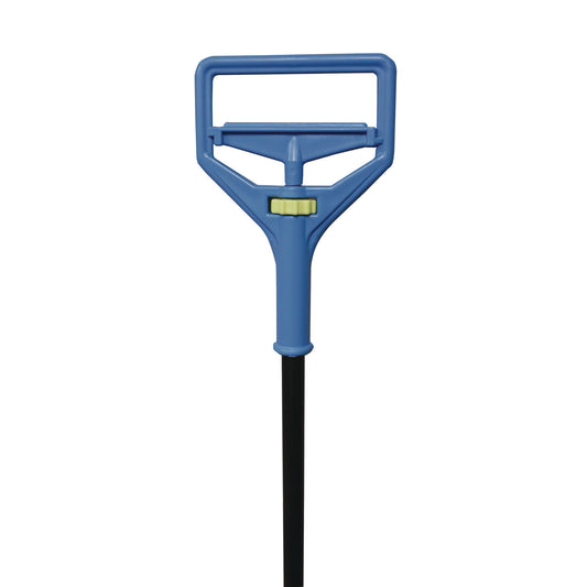Impact Janitor Style Screw Clamp Mop Handle, Fiberglass, 64", Blue (94)