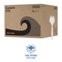 Boardwalk Mediumweight Polypropylene Cutlery, Spork, White, 1000/Carton