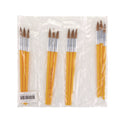 Crayola Watercolor Brush Set, Size 12, Camel-Hair Blend, Round Profile, 3/Pack (051127012)