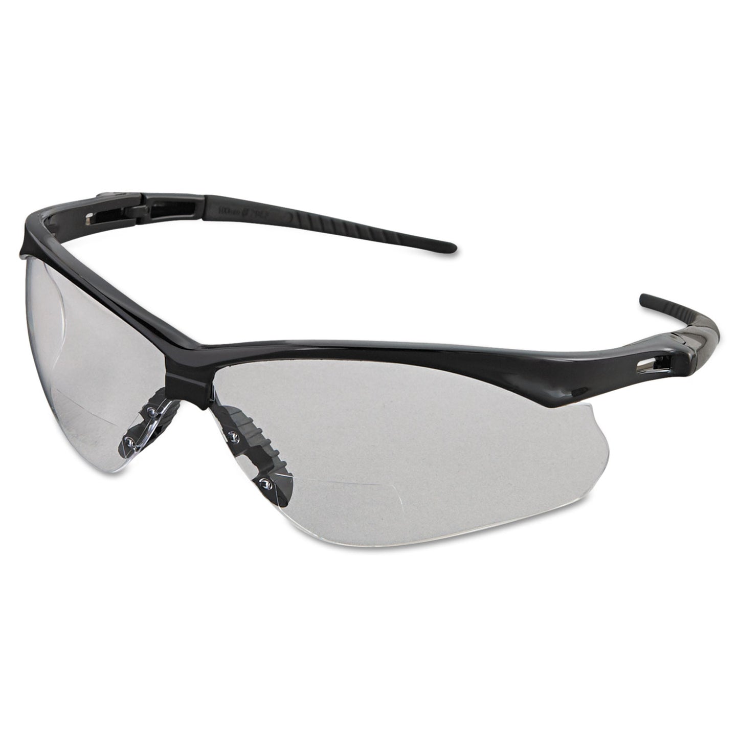 KleenGuard V60 Nemesis Rx Reader Safety Glasses, Black Frame, Clear Lens, +2.5 Diopter Strength (28627)