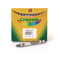 Crayola Bulkl Crayons, Gray, 12/Box (520836052)