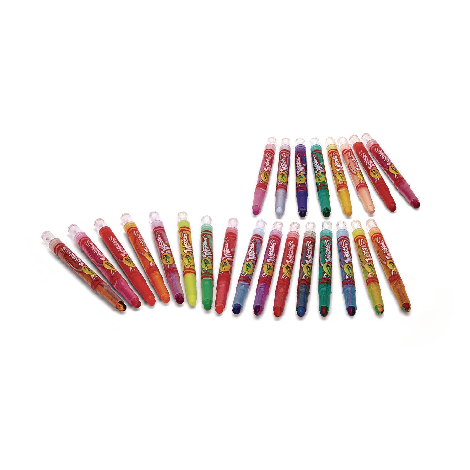 Crayola Twistables Mini Crayons, Fun Effects, Assorted, 24/Pack (529824)