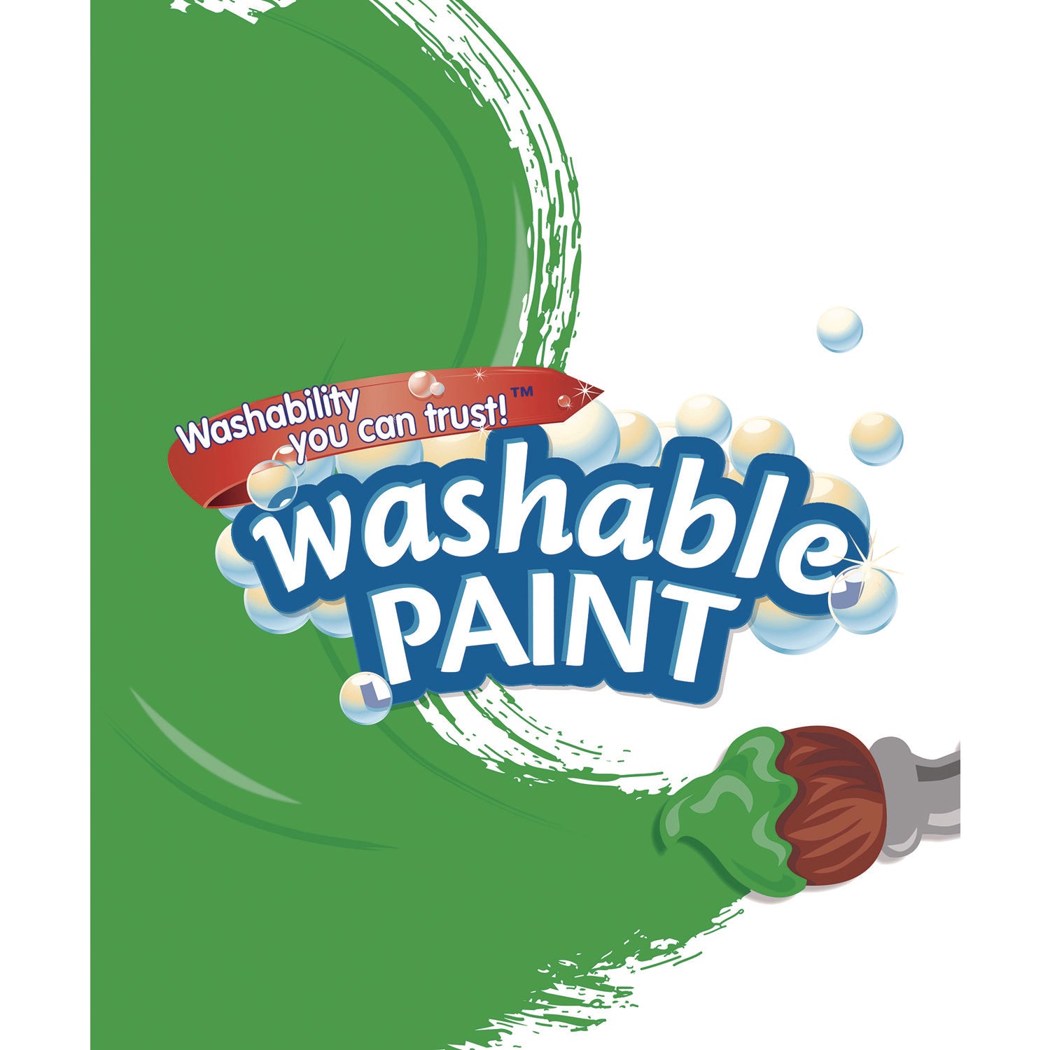 Crayola Washable Paint, Green, 1 gal Bottle (542128044)