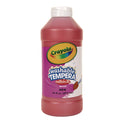 Crayola Artista II Washable Tempera Paint, Red, 16 oz Bottle (543115038)