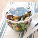 Eco-Products Renewable and Compostable Lids, Fits 24, 32 and 48 oz Salad Bowls, Clear, Plastic, 300/Carton (EPSBLID)