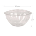 Eco-Products Renewable and Compostable Salad Bowls with Lids, 32 oz, Clear, Plastic, 50/Pack, 3 Packs/Carton (EPSB32)