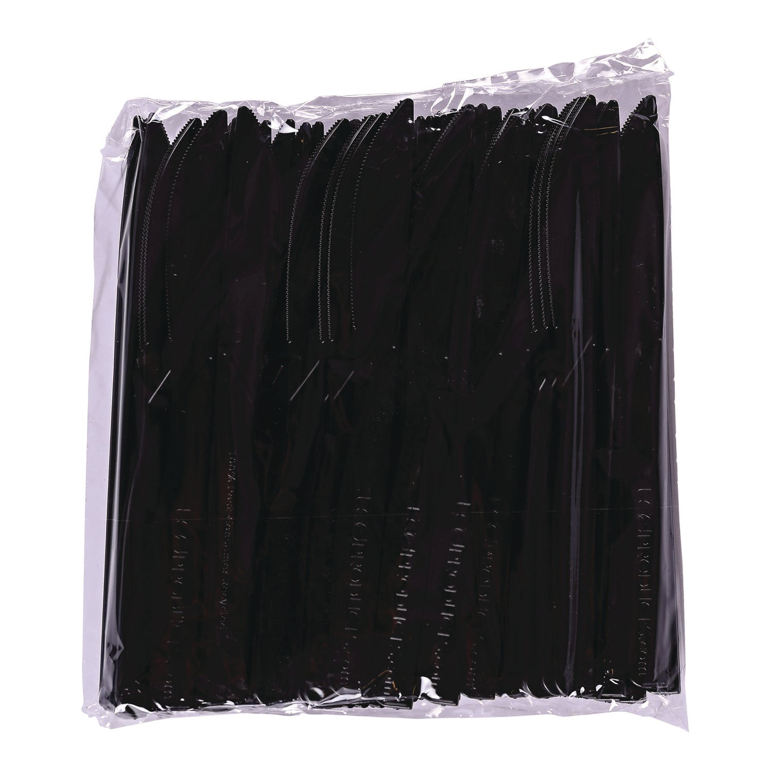 Eco-Products 100% Recycled Content Cutlery, Knife, 6", Black, 50/Pack, 20 Pack/Carton (EPS111)