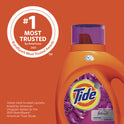 Tide Plus Febreze Liquid Laundry Detergent, Spring and Renewal, 84 oz Bottle (12237EA)