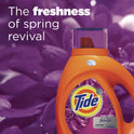 Tide Plus Febreze Liquid Laundry Detergent, Spring and Renewal, 84 oz Bottle (12237EA)