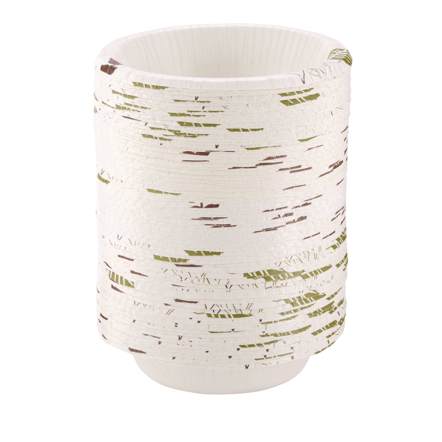 Dixie Pathways Heavyweight Paper Bowls, WiseSize, 12 oz, Green/Burgundy, 125/Pack (SXB12WSPK)