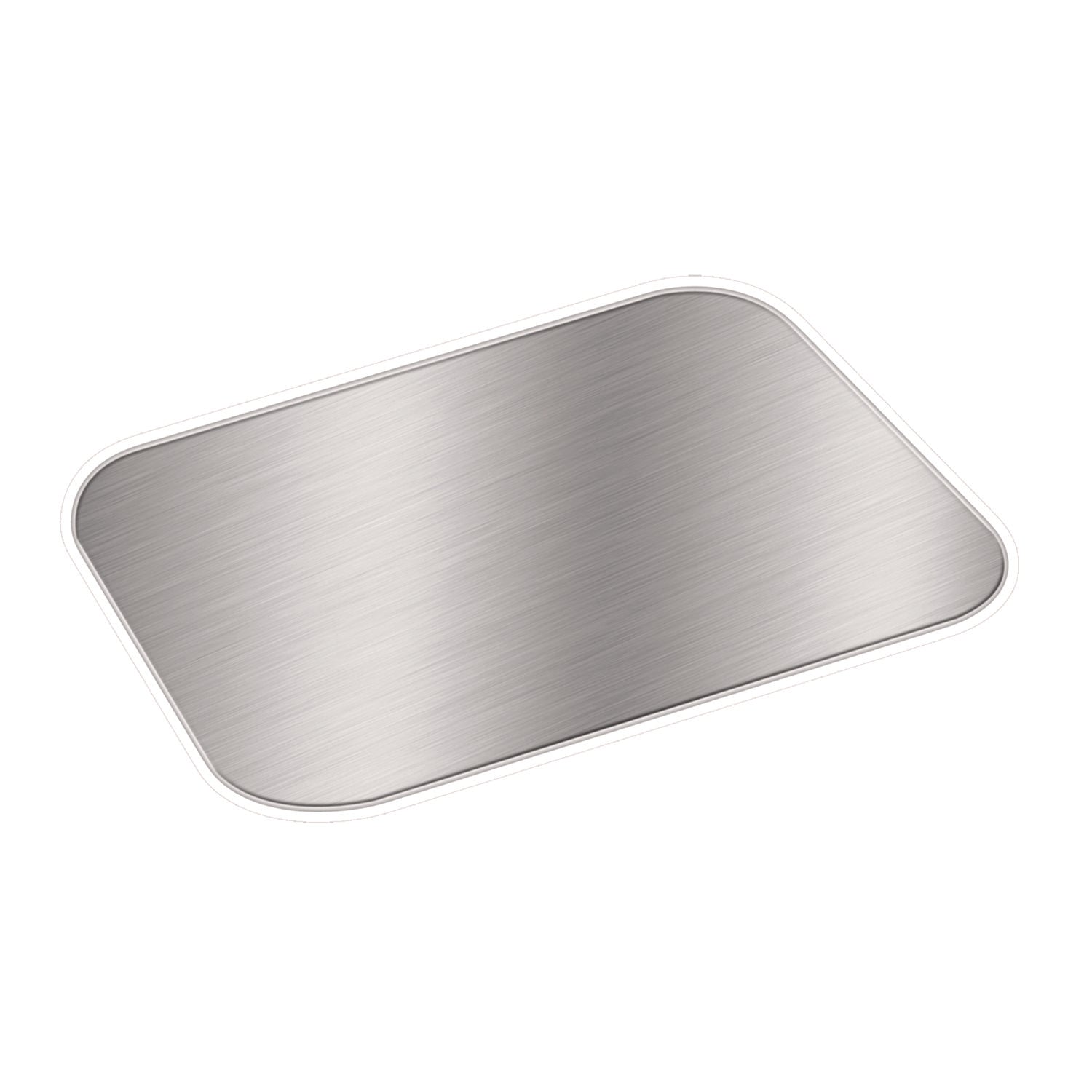 HFA Foil Laminated Board Lids, Fits 2061, 2062, 5.88 x 8.44, Aluminum, 500/Carton (2062L)