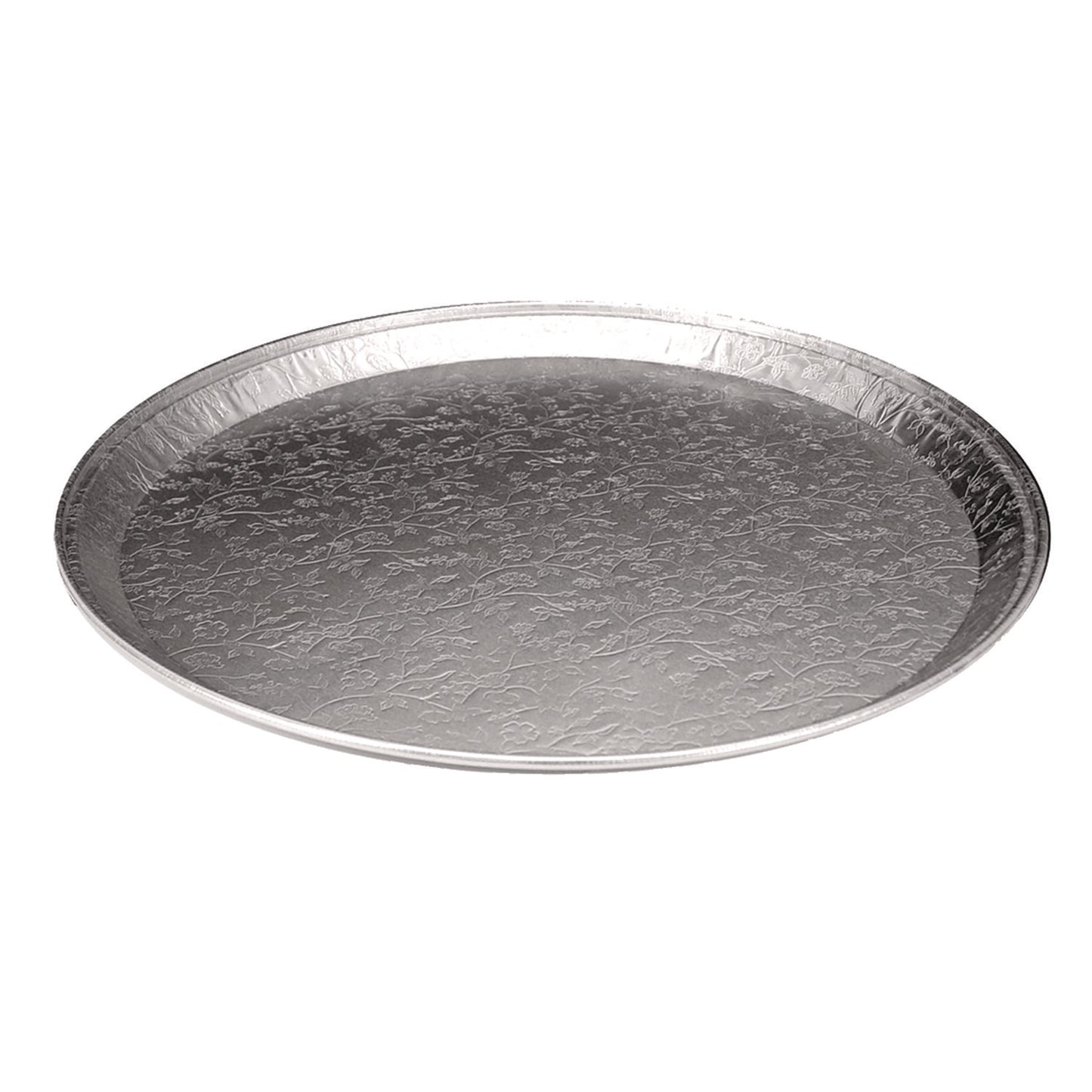 HFA Aluminum Embossed Tray, 12" Diameter, 25/Carton (401380)