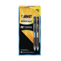 BIC Break-Resistant Mechanical Pencils with Erasers, 0.7 mm, HB (#2), Black Lead, Assorted Barrel Colors, 12/Pack (MV7PR11BLK)