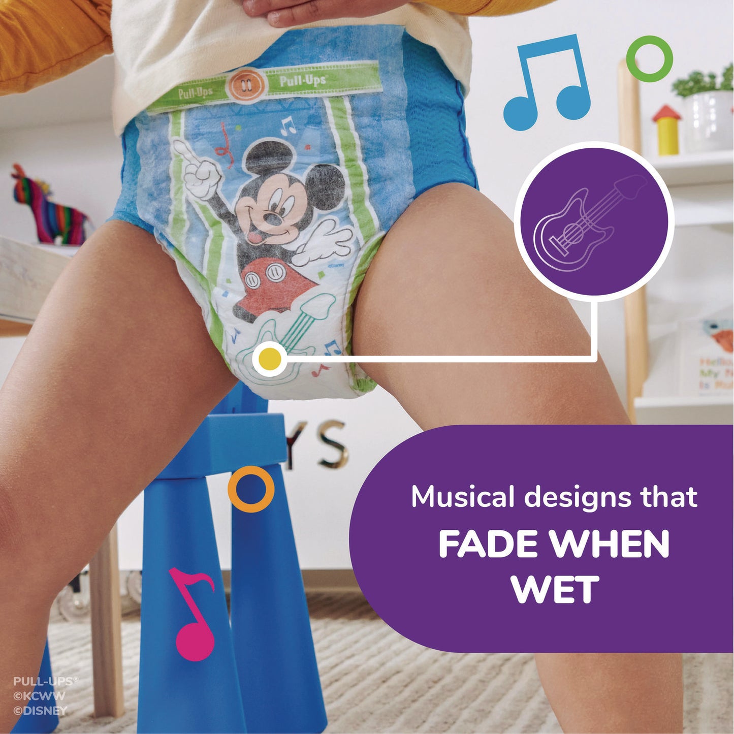 Huggies Learning Designs Potty Training Pants for Boys, Size 6, 4T-5T, 38 lbs to 50 lbs, 74/Carton (45270)