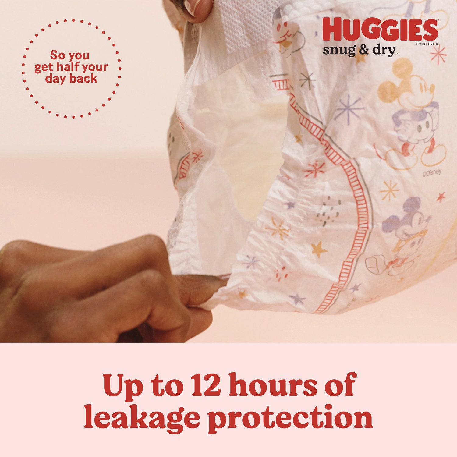 Huggies Snug and Dry Diapers, Size 5, 27+ lbs, 132/Carton (51517)