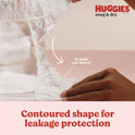 Huggies Snug and Dry Diapers, Size 3, 16 lbs to 28 lbs, 168/Carton (51520)