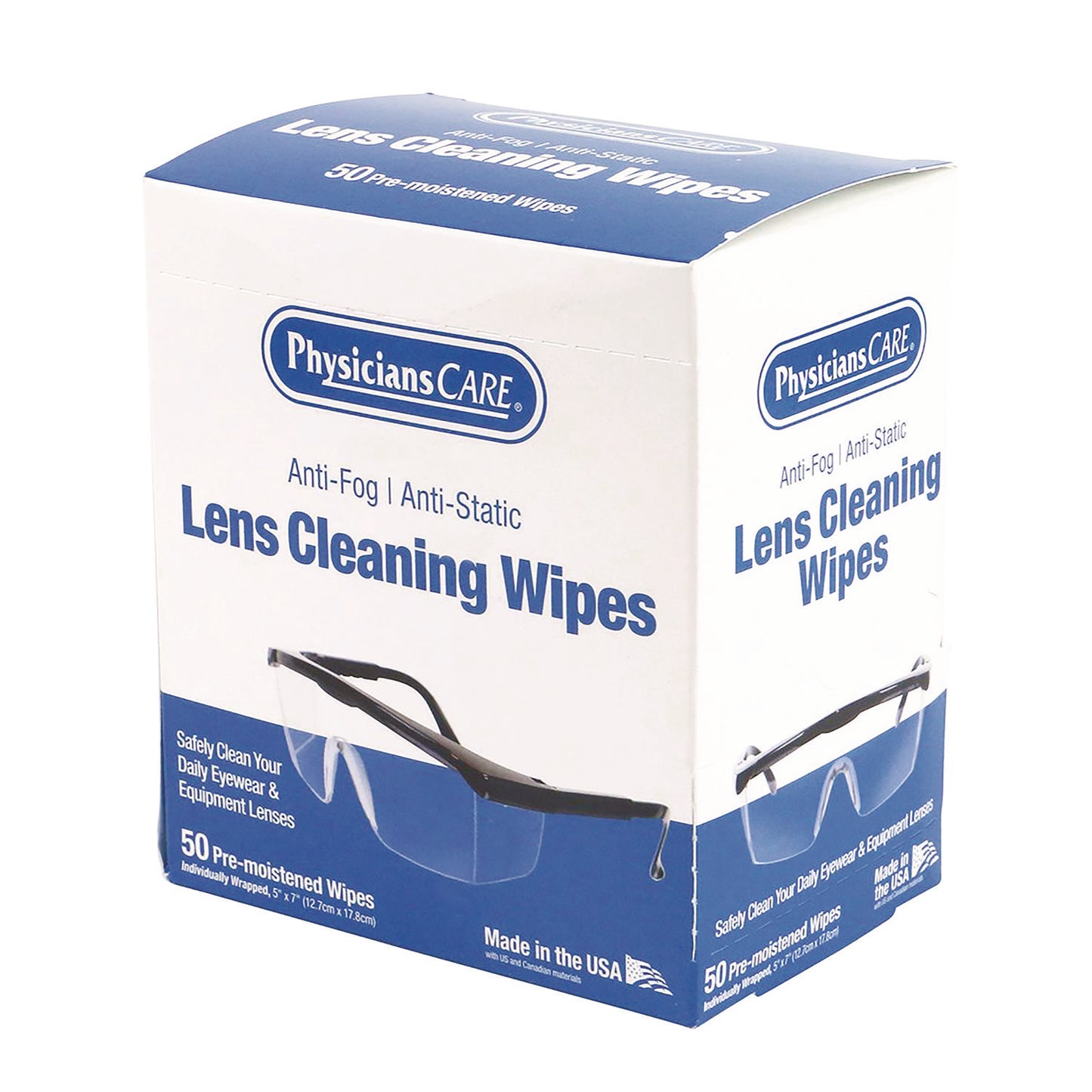 PhysiciansCare Lens Cleaning Wipe, 50/Box (91294)