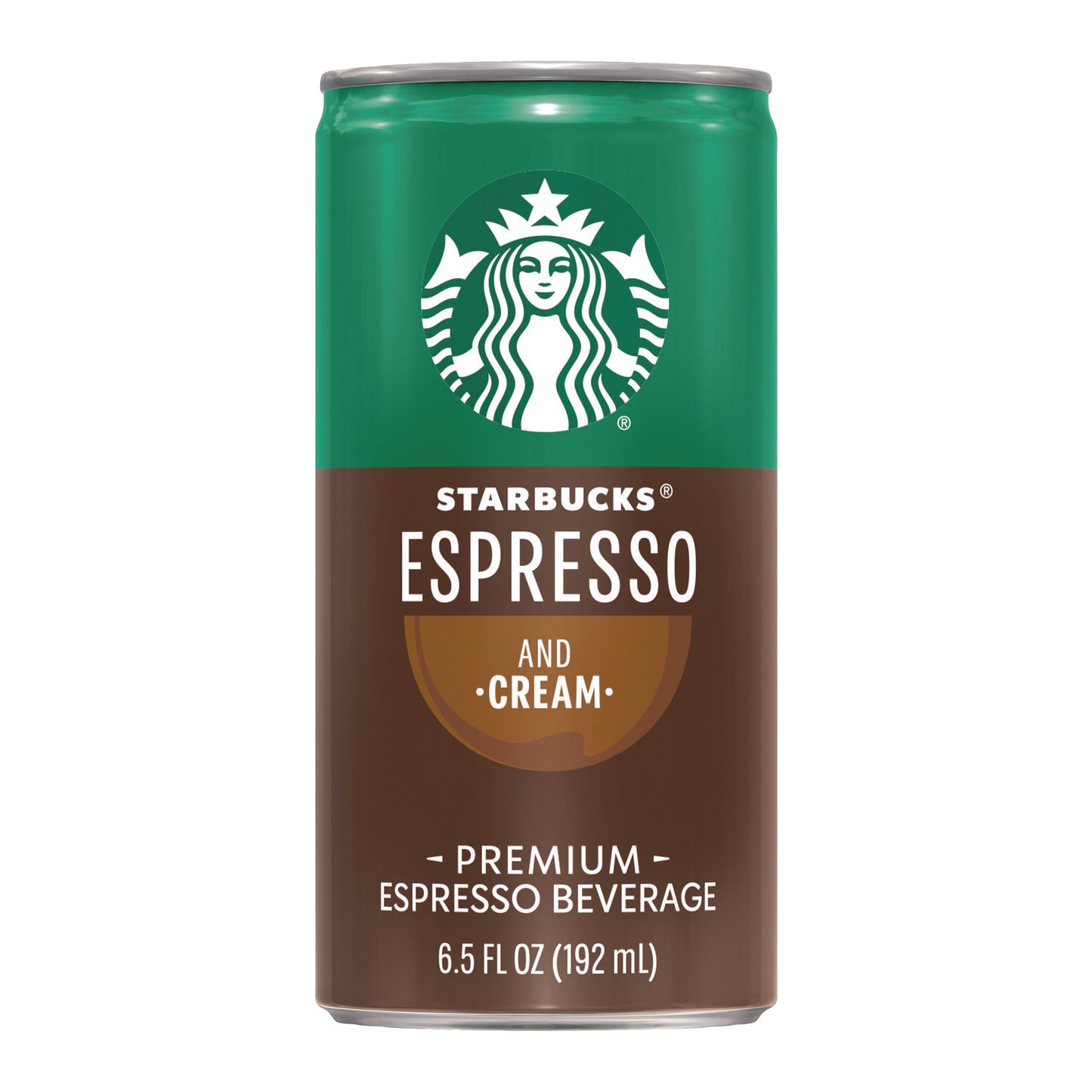 Starbucks Cold Brew Coffee, Doubleshot Espresso and Cream, 6.5 oz Can, 24/Carton (PEP10451)
