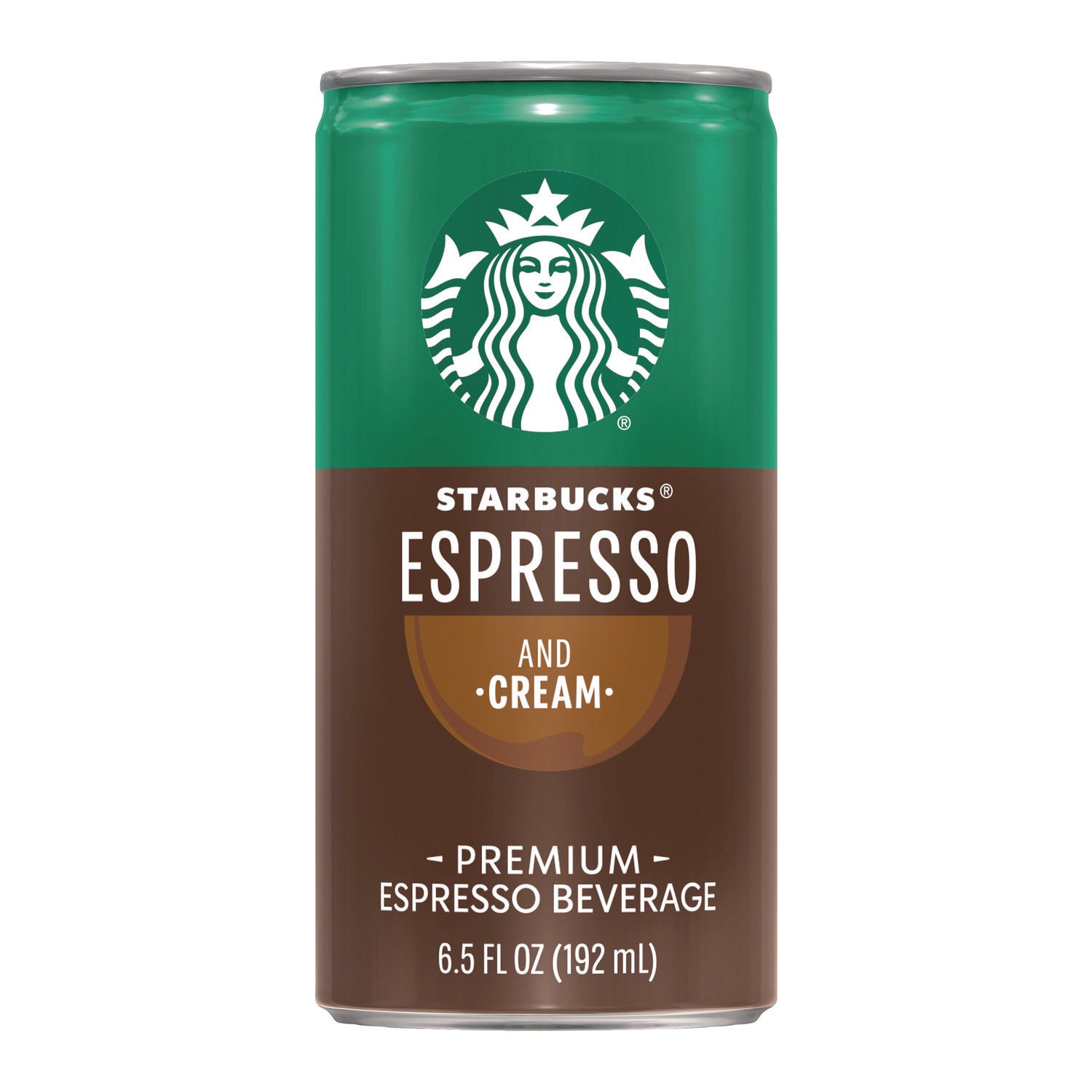 Starbucks Cold Brew Coffee, Doubleshot Espresso and Cream, 6.5 oz Can, 24/Carton (PEP10451)