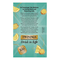 TWININGS Probiotics Lemon and Ginger Herbal Tea Bags, 0.05 oz, 18/Box (TNA95223)