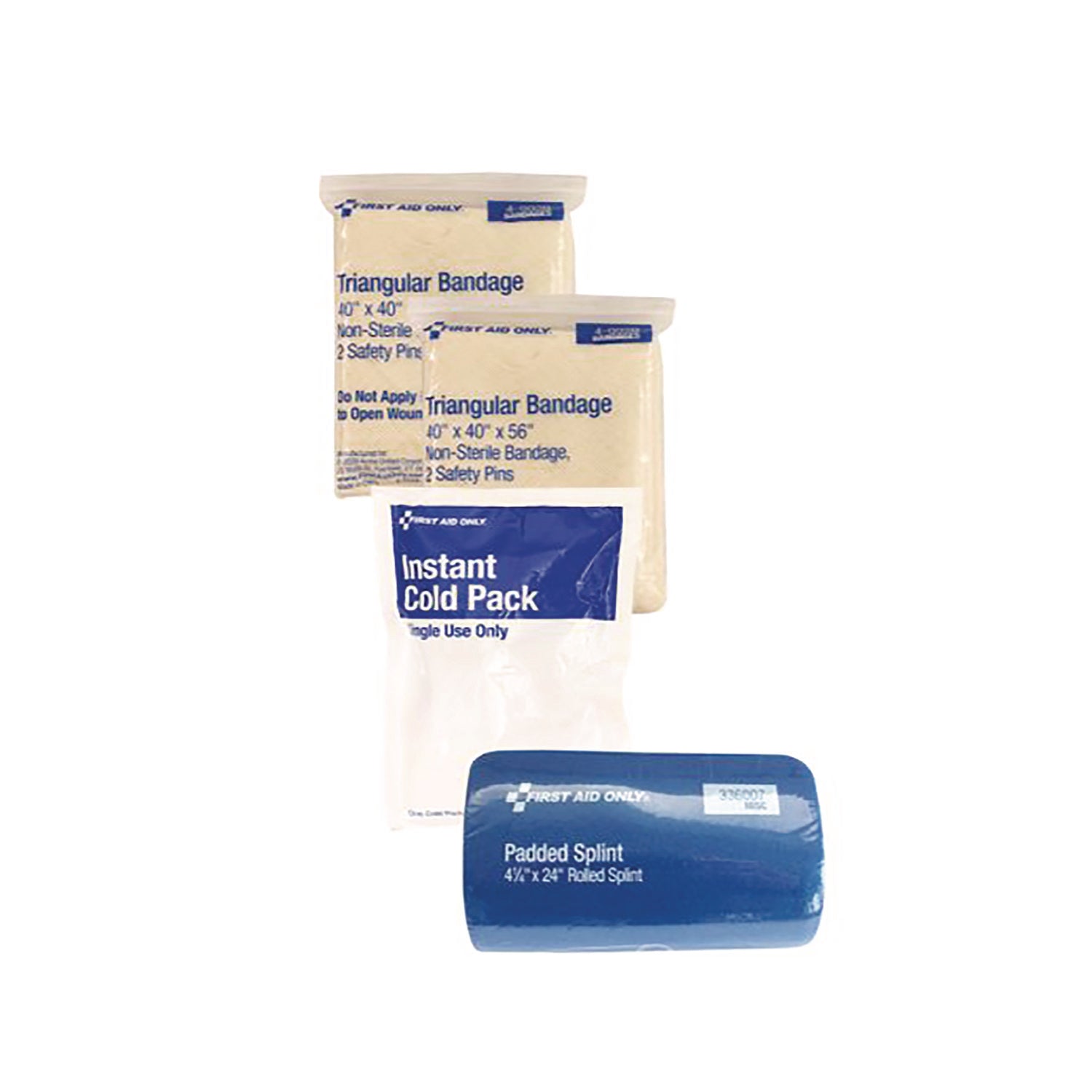 First Aid Only 9-Piece CPR and Sprains Treatment Pack, 9 Pieces, Resealable Plastic Bag (91165)