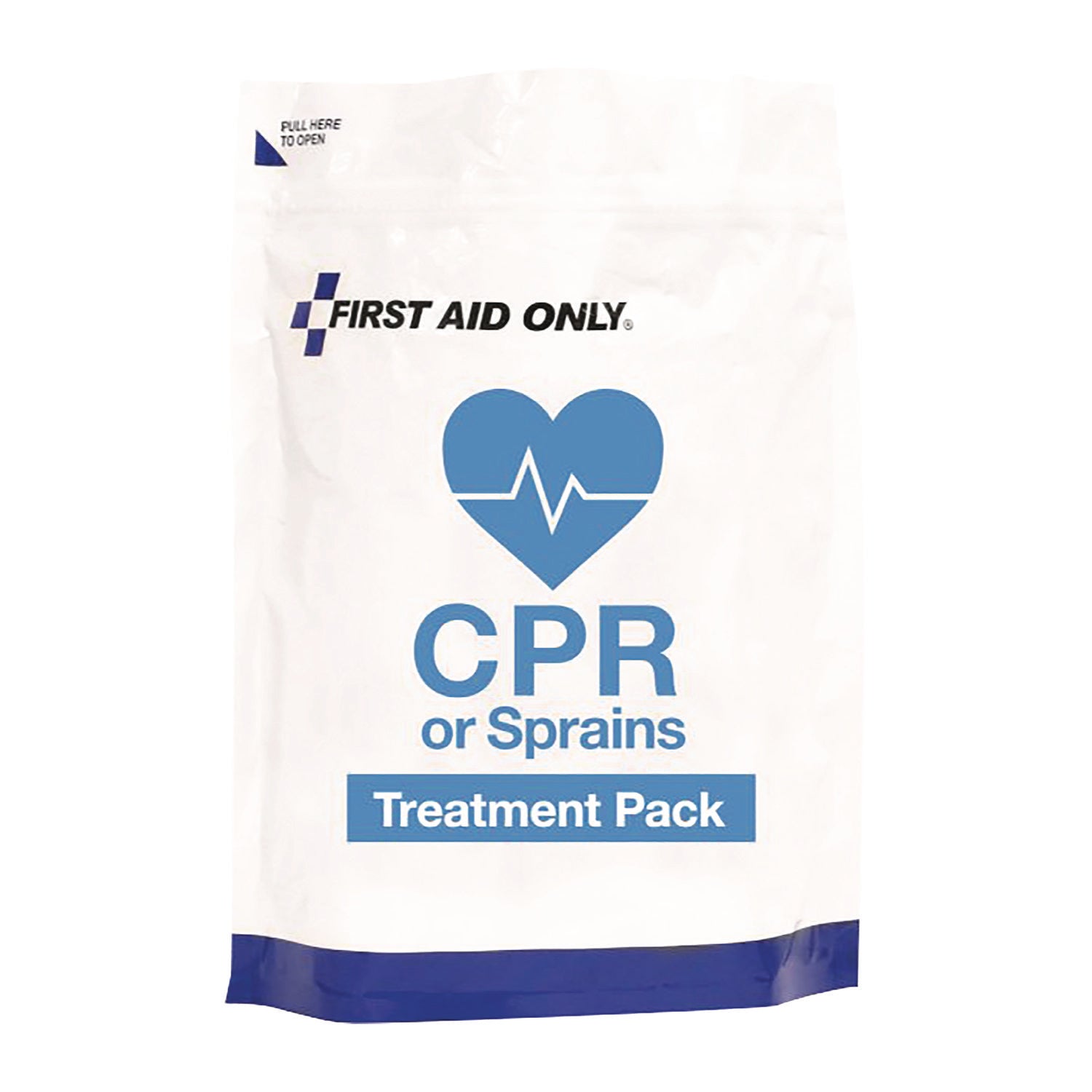 First Aid Only 9-Piece CPR and Sprains Treatment Pack, 9 Pieces, Resealable Plastic Bag (91165)