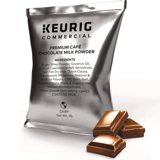 Keurig Premium Cafe Powders, Chocolate, 16 oz Bag, 12/Carton (5000370312)