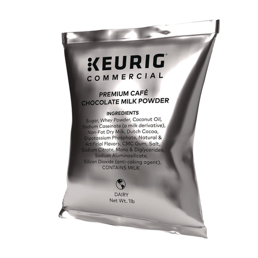 Keurig Premium Cafe Powders, Chocolate, 16 oz Bag, 12/Carton (5000370312)