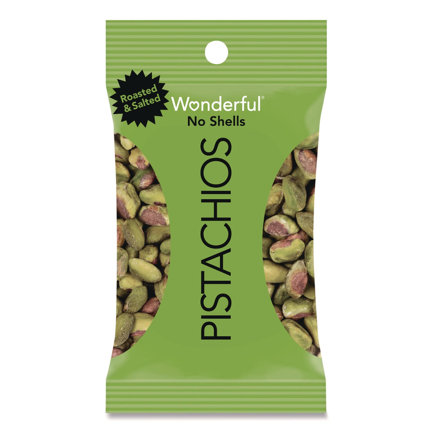 Wonderful No Shells Roasted and Salted Pistachios Variety Pack, Assorted Flavors, 0.75 oz Bag, 24/Carton (PAR70086)