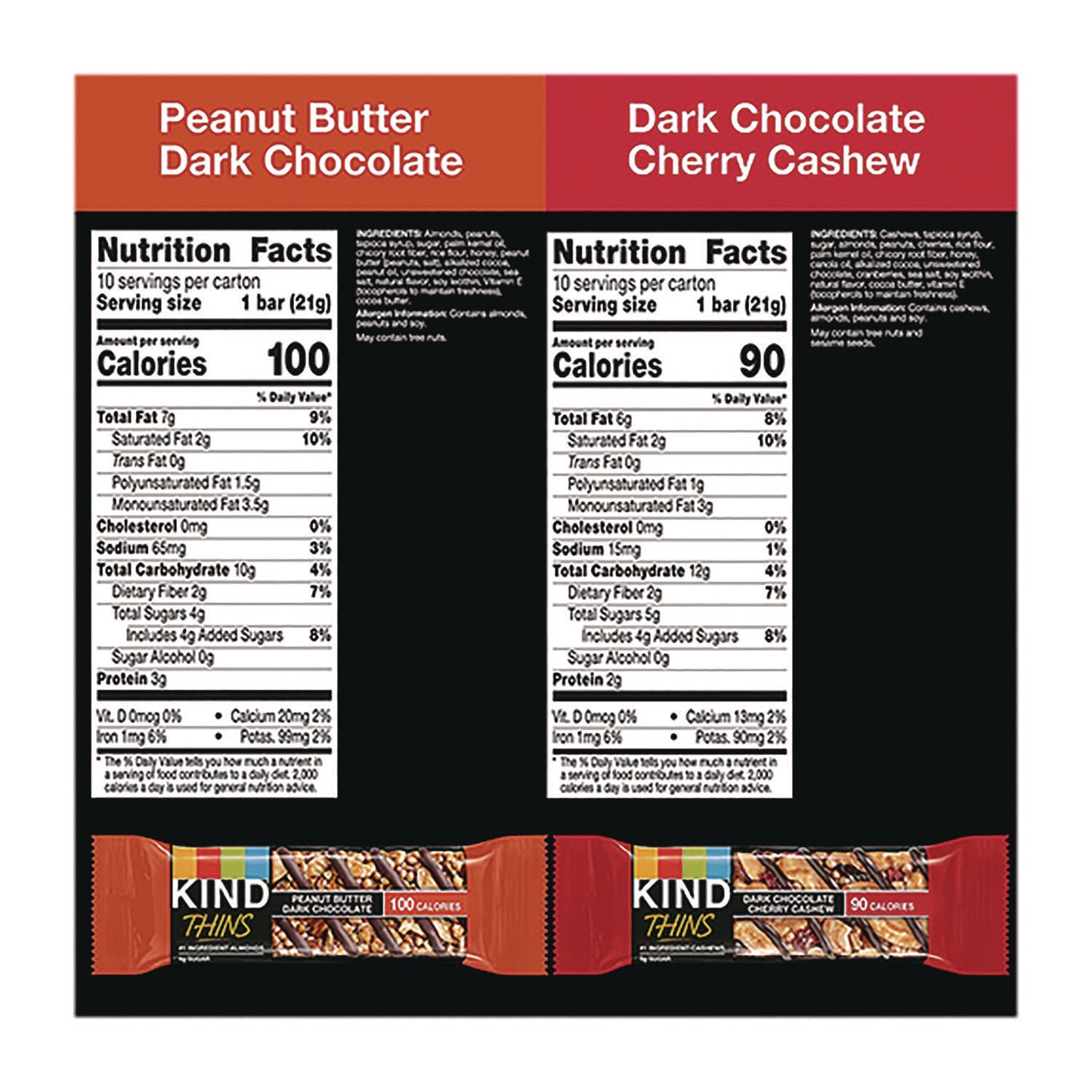  Peanut Butter Dark Chocolate, 0.74 oz, 20/Box (PHW41891)