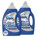 Dawn Platinum Liquid Dish Detergent, Refreshing Rain, 54.8 oz Bottle, 2/Pack (04504)