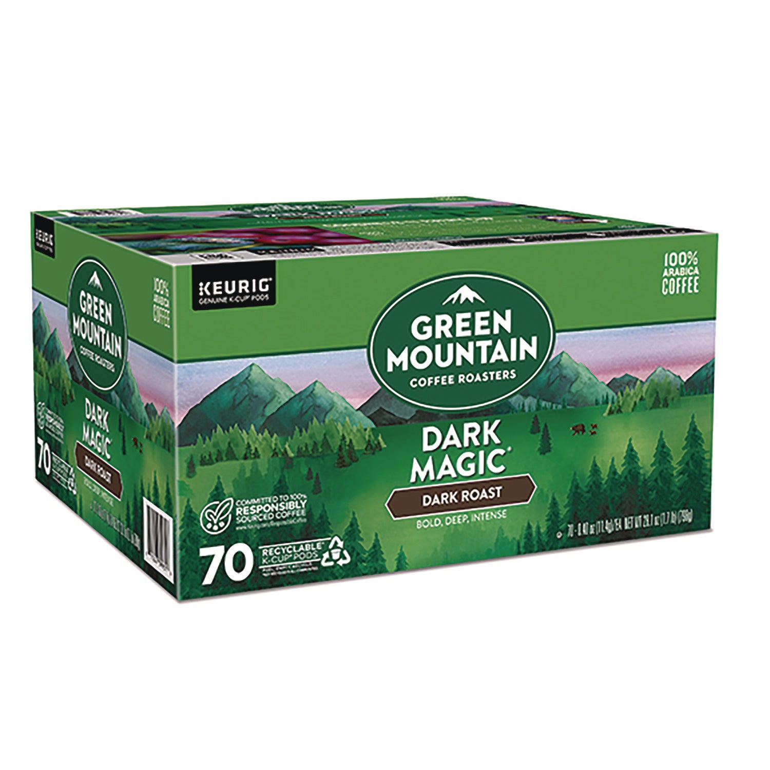 Keurig Dark Magic Extra Bold Coffee K-Cups, Regular, 70/Box (5000373740)