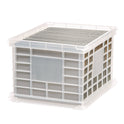 Iris File Storage Durable Plastic Crate, 13.88 x 17.13 x 10.5, Clear (270011200308)
