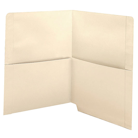 Medical Arts Press End Tab Folder with Pockets, Straight Tabs, Letter Size, Manila, 50/Box (31425MAP)